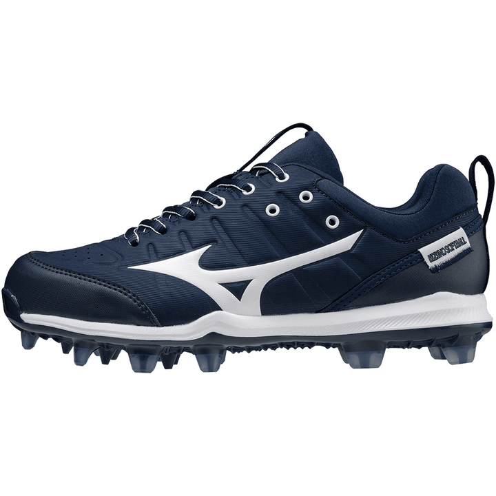 Mizuno Women's 9-Spike Advanced Finch Elite 5 FP Cleats - Navy White - HIT a Double