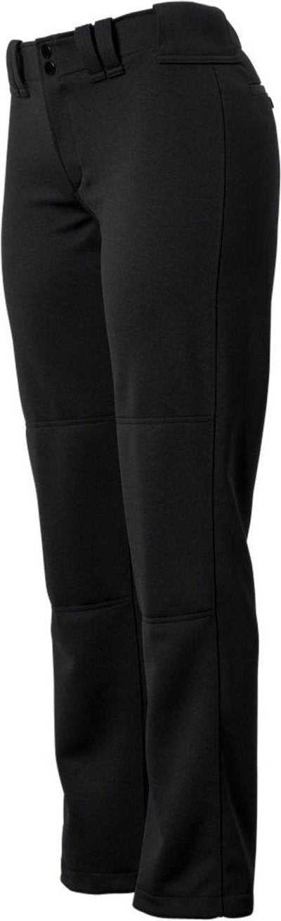 Mizuno Women's Full Length Fastpitch Pant - Black - HIT a Double