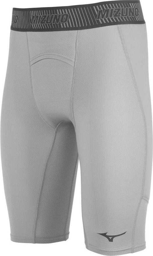 Mizuno Youth Aero Padded Sliding Short - Gray - HIT A Double