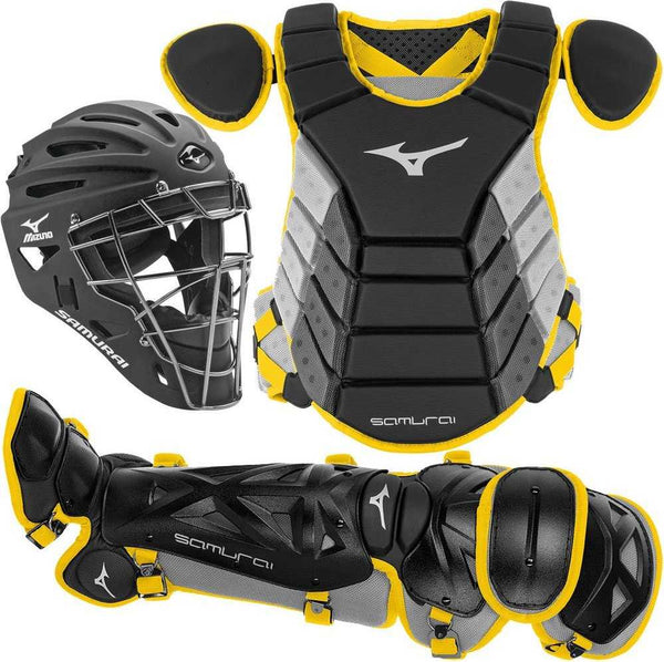 Mizuno Youth Samurai Box Set 380420 - Black Yellow - HIT a Double