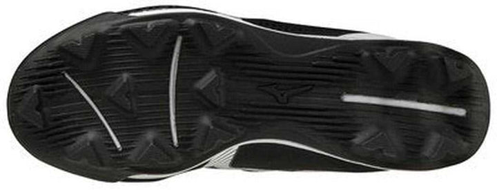 Mizuno Youth Wave Finch Lightrevo JR Low Molded Cleats - Black White - HIT a Double - 3