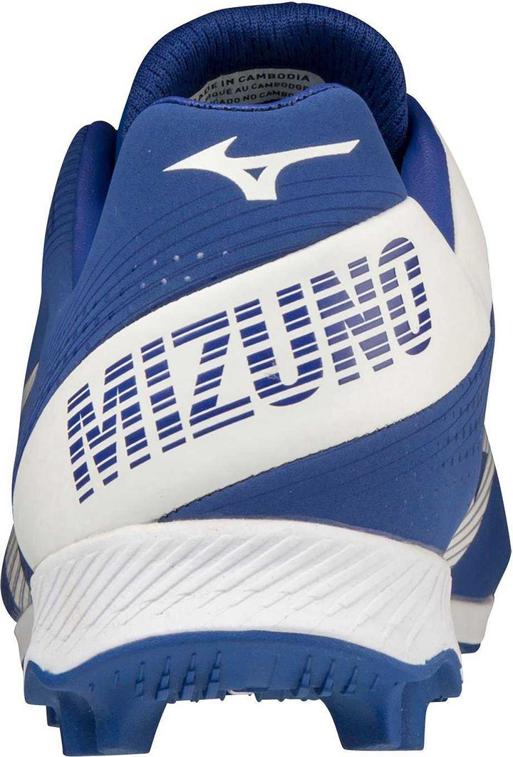 Mizuno Youth Wave Lightrevo JR Low Molded Cleats - Royal White - HIT a Double