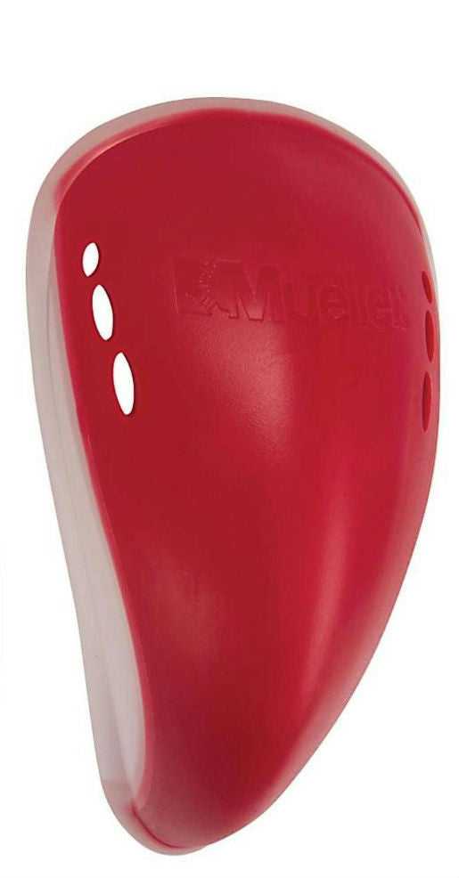 Mueller Teen Protective Flex Shield Athletic Jock Cup - Red - HIT a Double