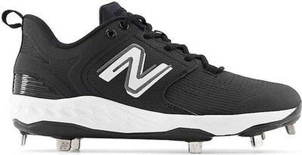 New Balance 3000v6 Fresh Foam Metal Cleats Low Cut - Black - HIT a Double - 1