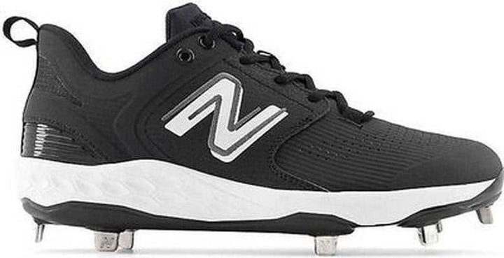 New Balance 3000v6 Fresh Foam Metal Cleats Low Cut - Black - HIT a Double - 1