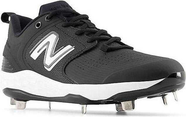New Balance 3000v6 Fresh Foam Metal Cleats Low Cut - Black - HIT a Double - 2