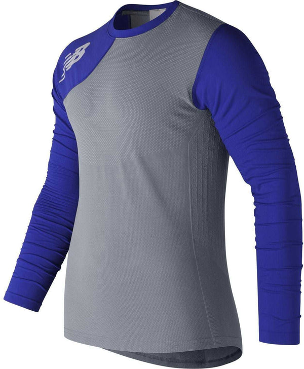New Balance Seamless X4J Asymmetrical Shirt Right - Royal - HIT a Double