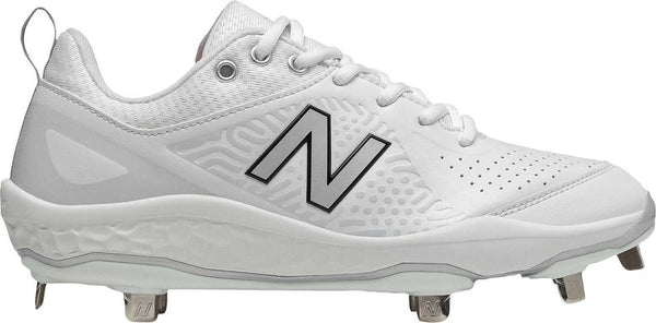 New Balance Velo2 Fresh Foam  Metal Cleat Low-Cut - White - HIT A Double