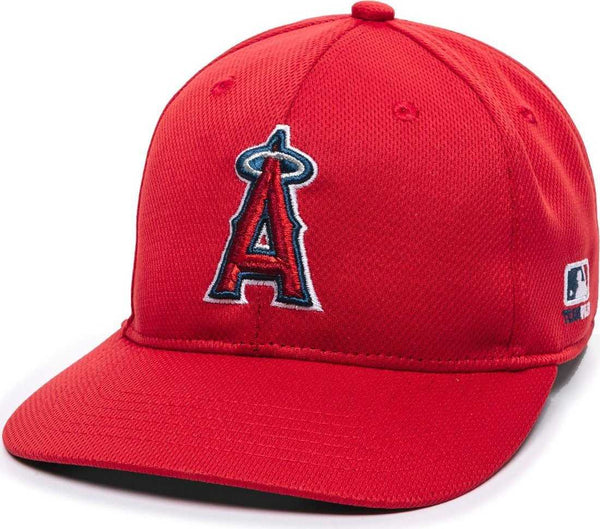 OC Sports MLB-350 MLB Polyester Baseball Adjustable Cap - Los Angeles Angels Home & Road - HIT a Double