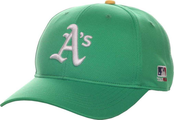 OC Sports MLB-350 MLB Polyester Baseball Adjustable Cap - Oakland Athletics Legacy - HIT a Double