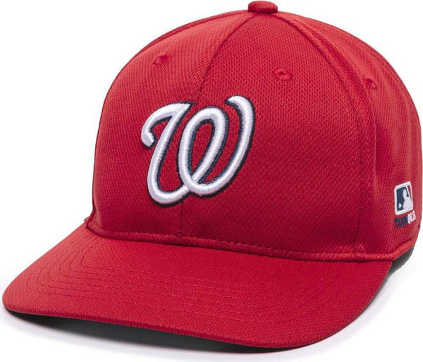 OC Sports MLB-350 MLB Polyester Baseball Adjustable Cap - Washington Nationals Alternate - HIT a Double