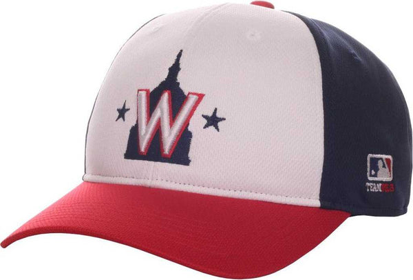 OC Sports MLB-350 MLB Polyester Baseball Adjustable Cap - Washington Nationals Home - HIT a Double