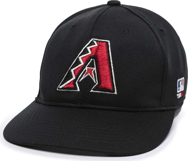 OC Sports MLB-350 MLB Polyester Baseball Adjustable Cap - Arizona Diamondbacks Home & Road - HIT a Double - 1