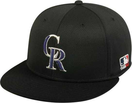 OC Sports MLB-400 MLB Mesh Baseball Cap - Colorado Rockies Home & Road - HIT a Double - 1