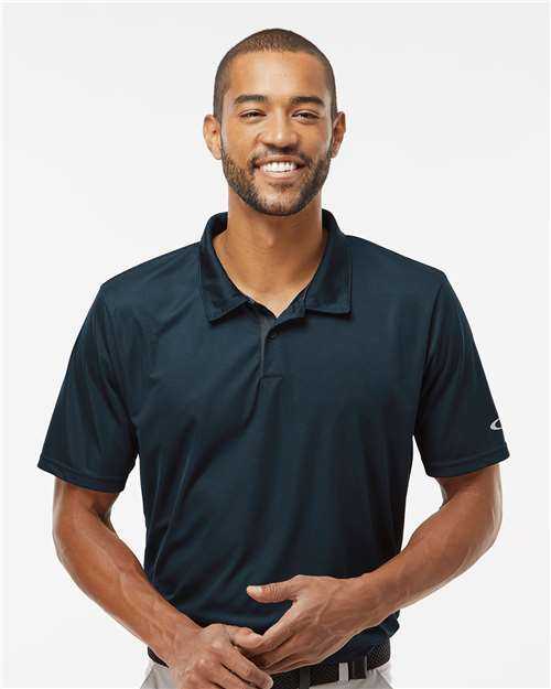 Oakley FOA402993 Team Issue Hydrolix Polo - Blackout" - "HIT a Double