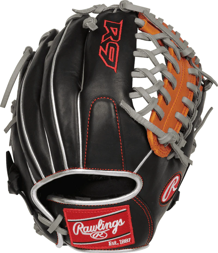 Rawlings 2023 R9 Contour Series 11.50" Infield Glove R9115U-4BT- Black Gold - HIT a Double