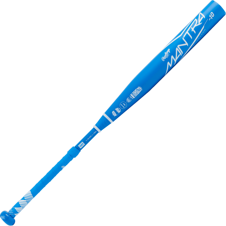 Rawlings 2023 Mantra 2.0 Fastpitch Bat -10 RFP3M10 - Blue - HIT a Double - 2