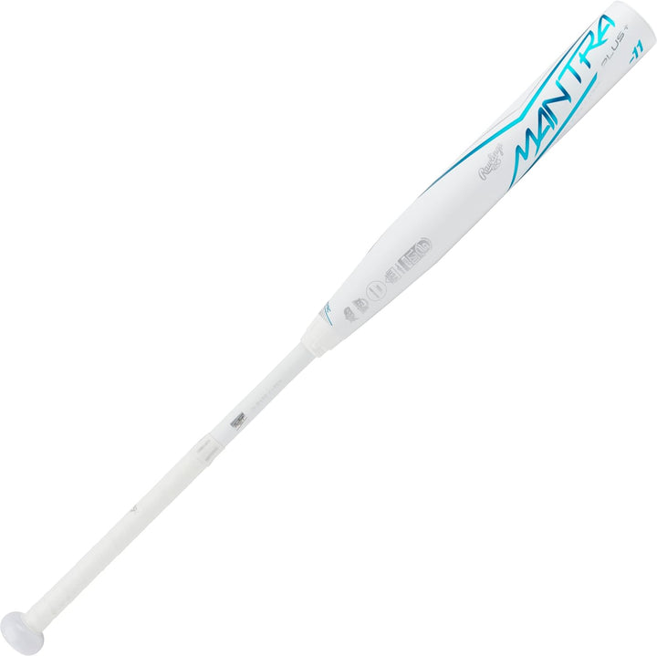 Rawlings 2023 Mantra Plus Fastpitch Bat -11 RFP3MP11 - White - HIT a Double - 2