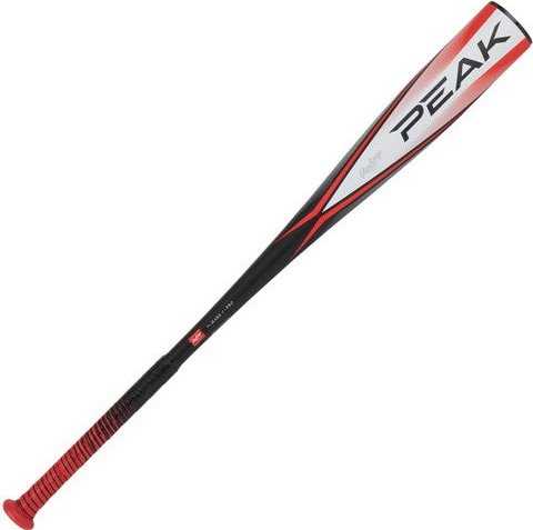 Rawlings 2024 Peak -11 2 5/8" USA Approved Big Barrel Bat - Black Red - HIT a Double - 2