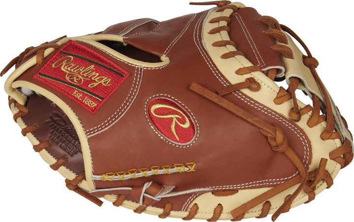 Rawlings Pro Preferred 33.00" Catcher's Mitt PROSCM33BRC - Bruciato Camel - HIT a Double - 4