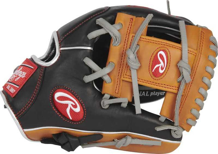 Rawlings R9 Contour Series 11.25" Infield Glove R91125U-2BT - Black Tan - HIT a Double - 4