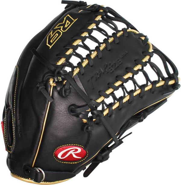 Rawlings 2021 R9 Series 12.75" Outfield Glove R96019BGFS - Black Gold - HIT A Double