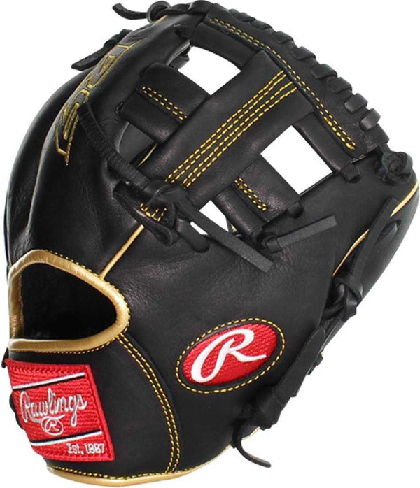 Rawlings 2021 R9 Series 9.50" Training Glove R9TRBG - Black Gold - HIT A Double