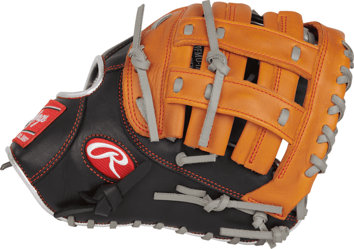 Rawlings 2023 R9 Contour Series 12.00" First Base Mitt R9FMU-17BT- Black Tan - HIT a Double