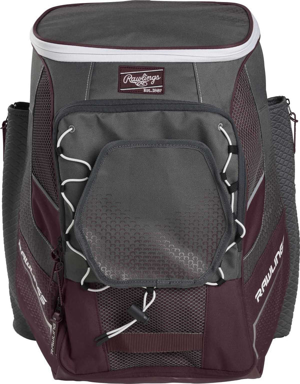 Rawlings Impulse Backpack - Maroon - HIT a Double - 1
