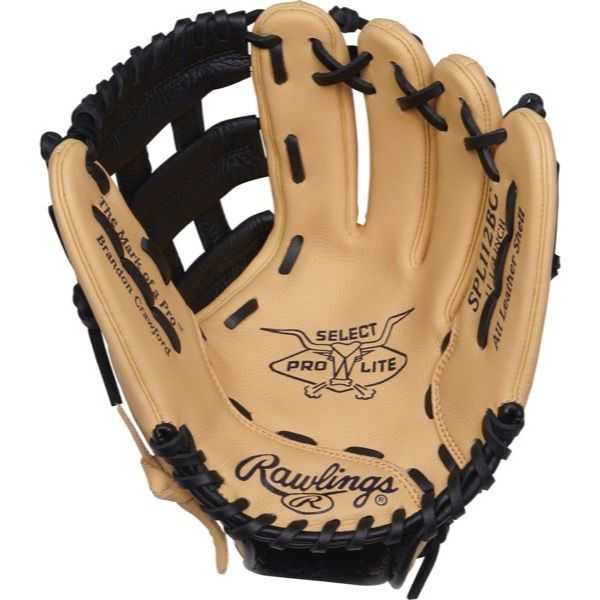 Rawlings Select Pro Lite 11.25" Brandon Crawford Infield Glove SPL112BC - Blonde Black - HIT a Double - 2