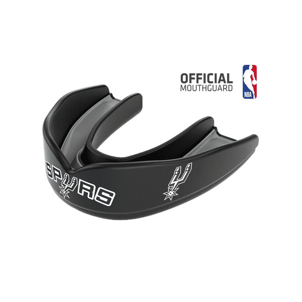 Shock Doctor 8309 SuperFit Basketball NBA Mouthguard San Antonio Spurs - Black Silver