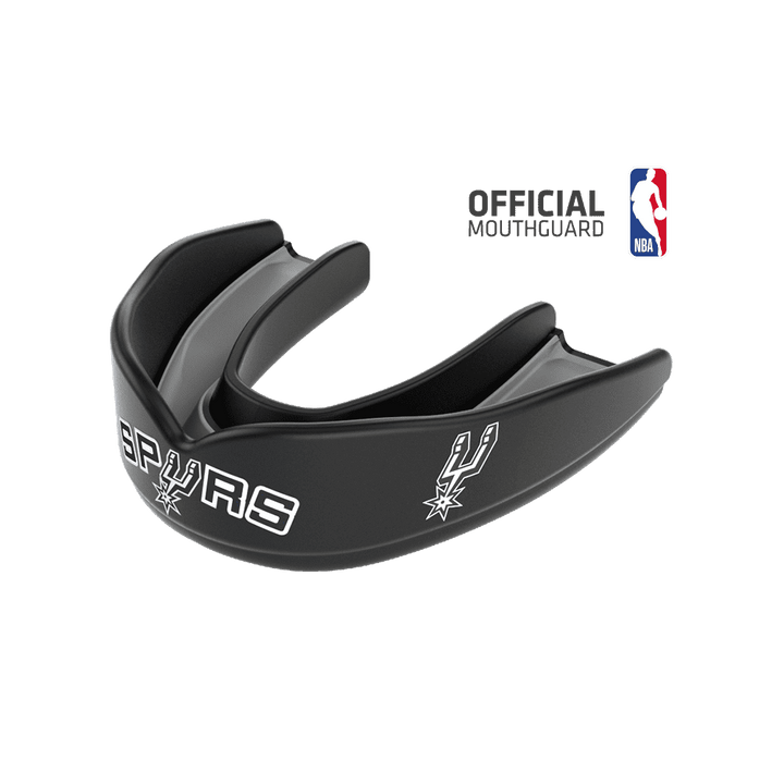 Shock Doctor 8309 SuperFit Basketball NBA Mouthguard San Antonio Spurs - Black Silver