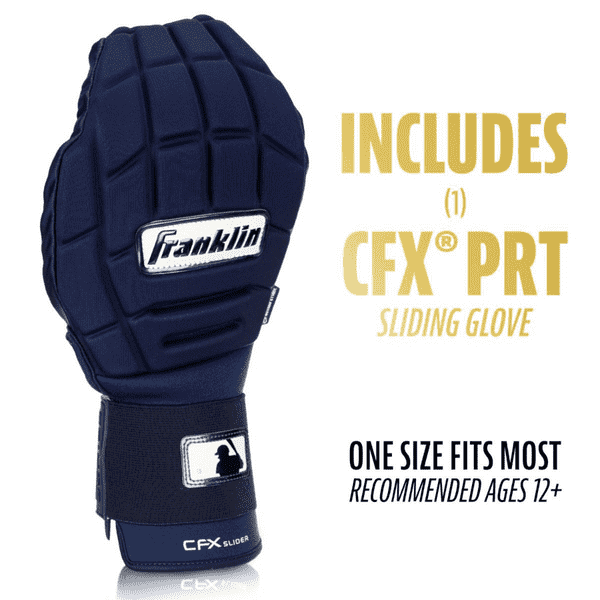 Franklin CFX PRT Protective Sliding Mitt - Navy - HIT a Double - 2