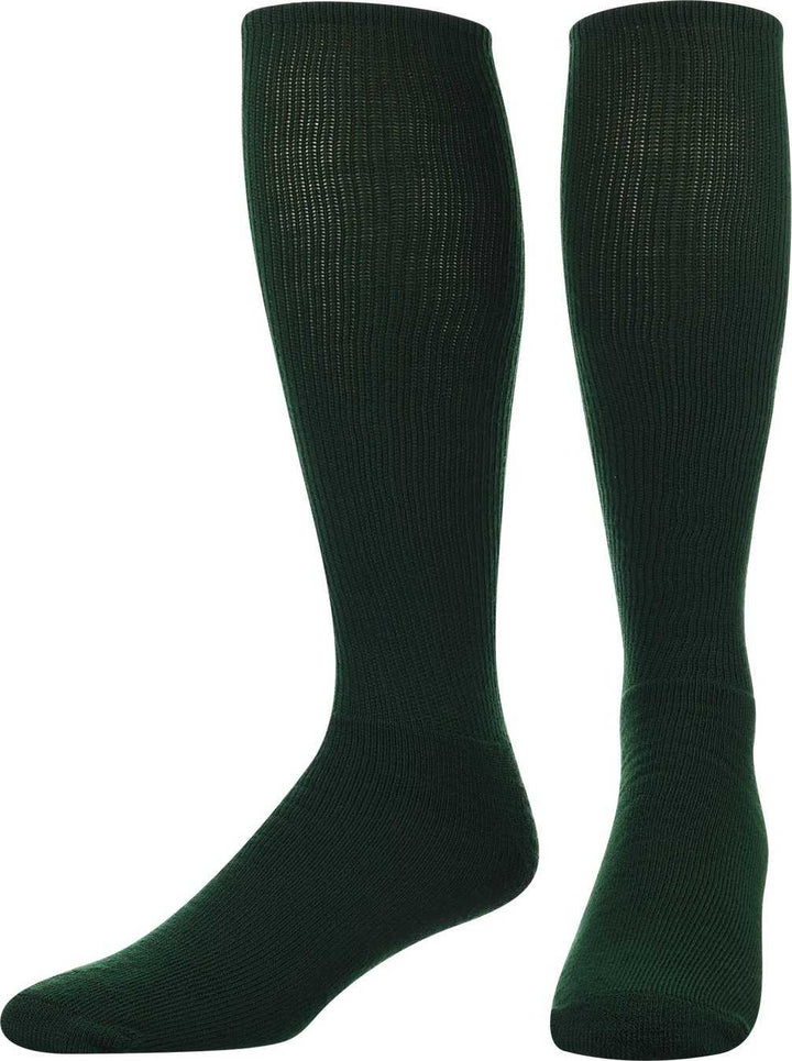 TCK All Sport Polyester Knee High Tube Socks - Dark Green - HIT a Double