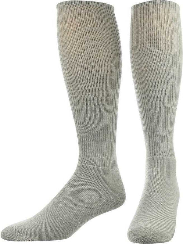TCK All Sport Polyester Knee High Tube Socks - Gray - HIT a Double