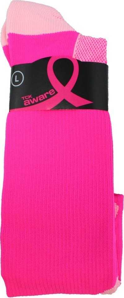 TCK Aware Breast Cancer Ribbon Knee High Socks - Pink - HIT a Double