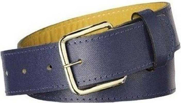 TCK Baseball Softball Leather Belts - Navy - HIT a Double