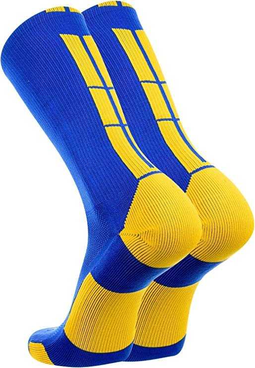 TCK Baseline 3.0 Athletic Crew Socks - Royal Gold - HIT a Double