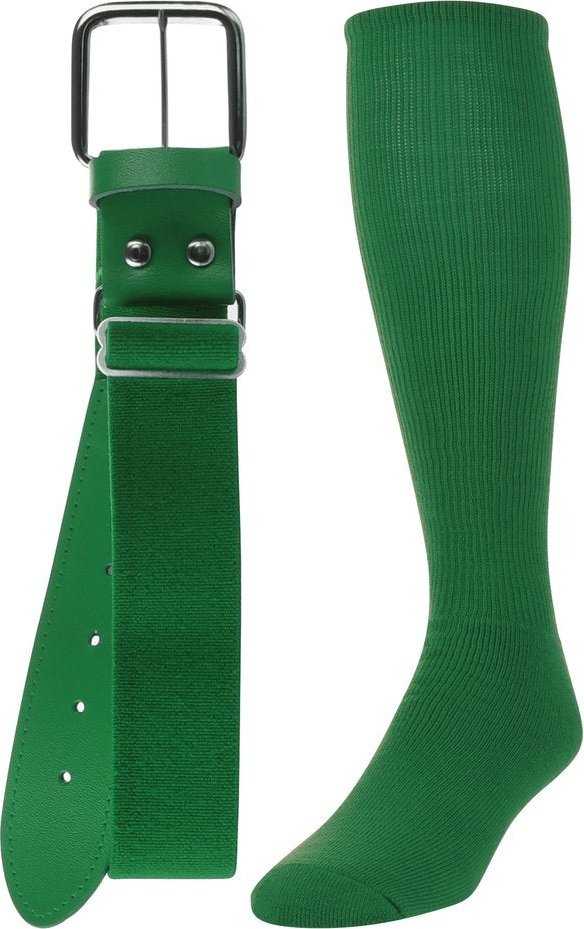 TCK Belt Knee High Sock Combo - Kelly - HIT a Double