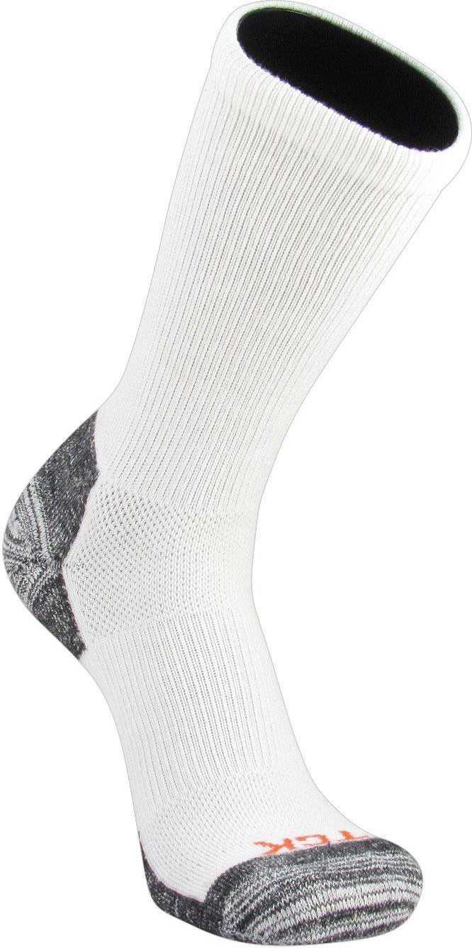 TCK Blister Resister Crew Socks - White - HIT a Double