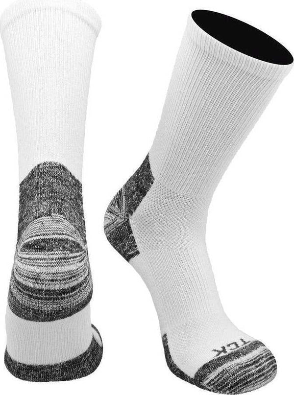 TCK Blister Resister Crew Socks - White - HIT a Double
