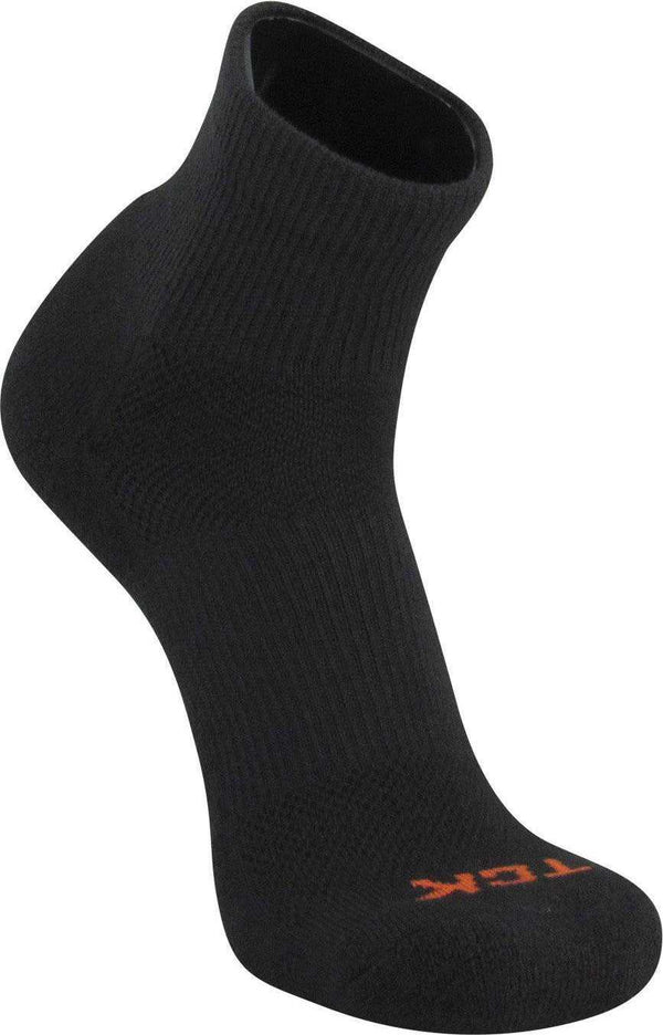 TCK Blister Resister Quarter Socks - Black - HIT a Double