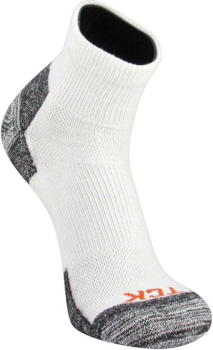 TCK Blister Resister Quarter Socks - White - HIT a Double
