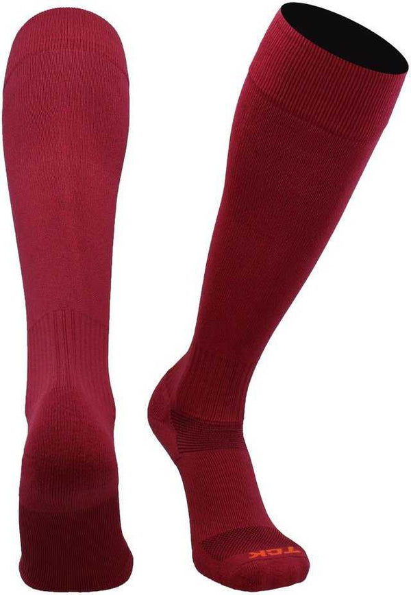 TCK Champion Knee High Sports Socks - Cardinal - HIT a Double