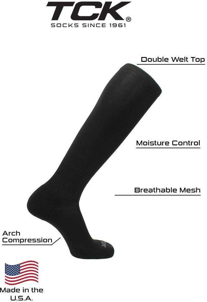 TCK Champion Knee High Sports Socks - Graphite - HIT a Double
