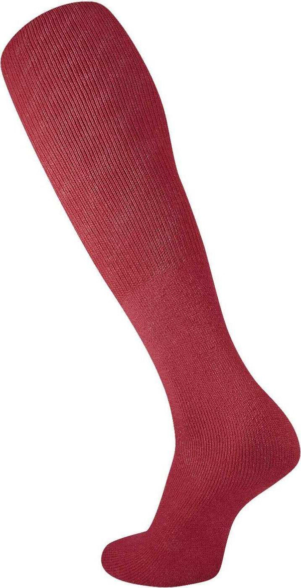 TCK Collegiate Football Tube Socks - Cardinal - HIT a Double