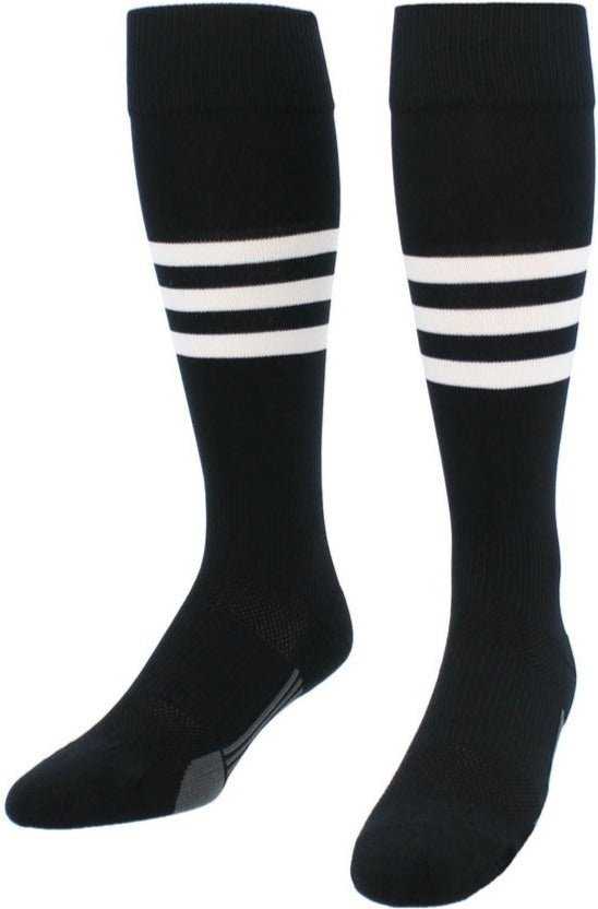 TCK Dugout Knee High Socks - Black White - HIT a Double