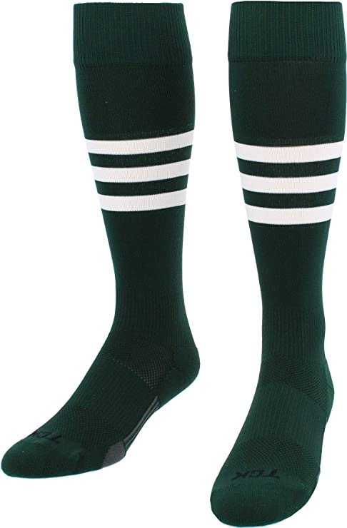 TCK Dugout Knee High Socks - Forest White - HIT a Double