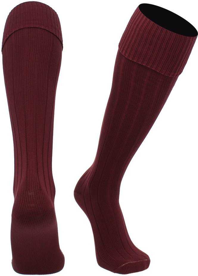 TCK Finale Solid Soccer Socks - Maroon - HIT a Double