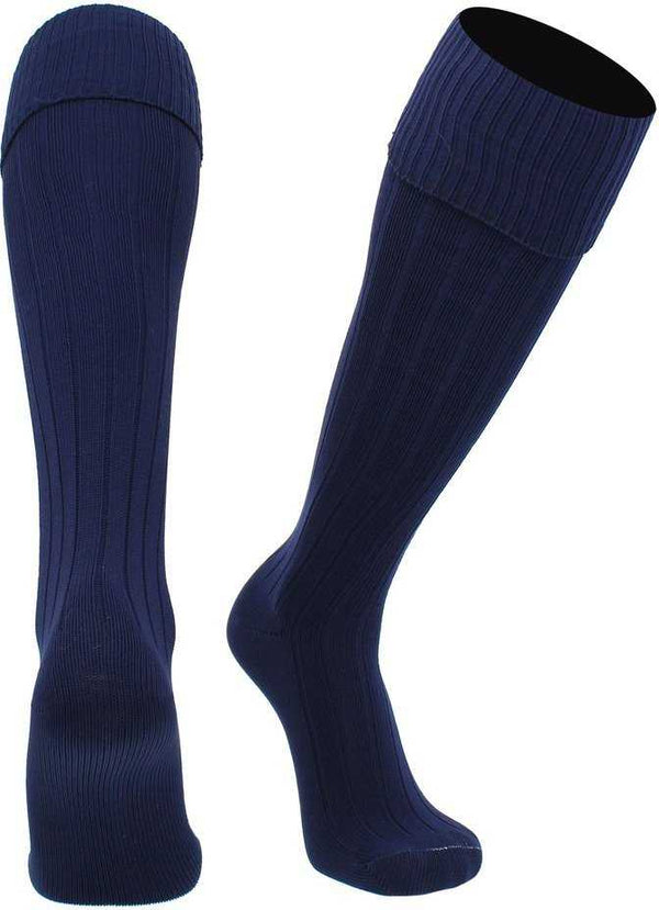 TCK Finale Solid Soccer Socks - Navy - HIT a Double